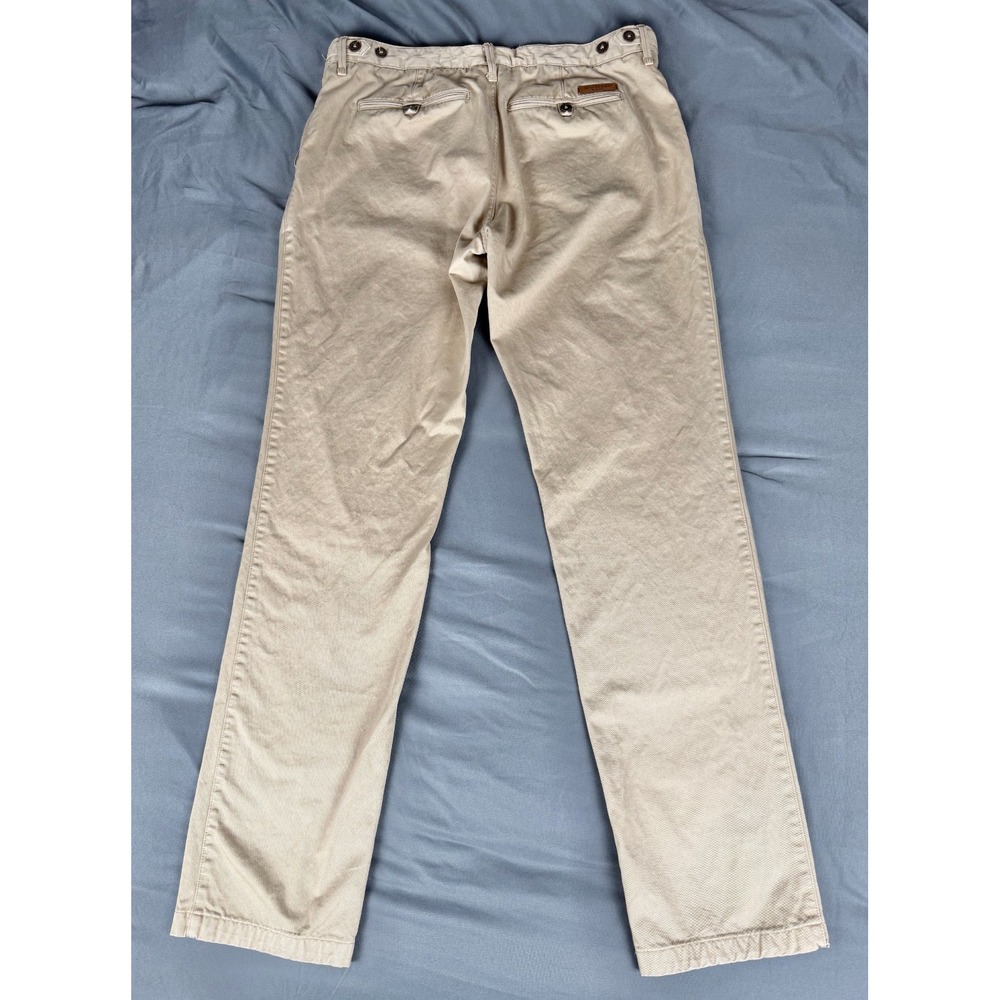 Burberry Brit Men's 36x32 Khaki Chino Pants Classic Fit Cotton Casual Preppy - Picture 2 of 7